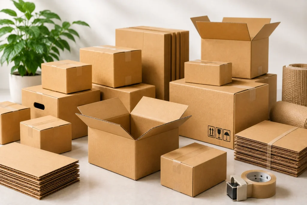 Couragated boxes